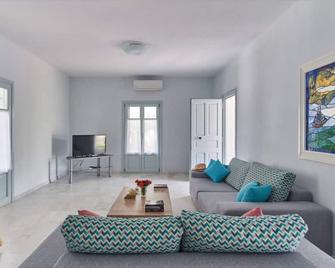 Sunset Villa in Paros - Santa Maria - Living room