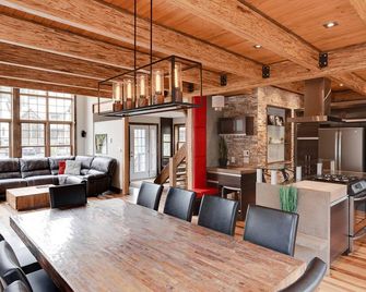 Le Morgan-Chalet a louer Stoneham - Stoneham - Salle à manger