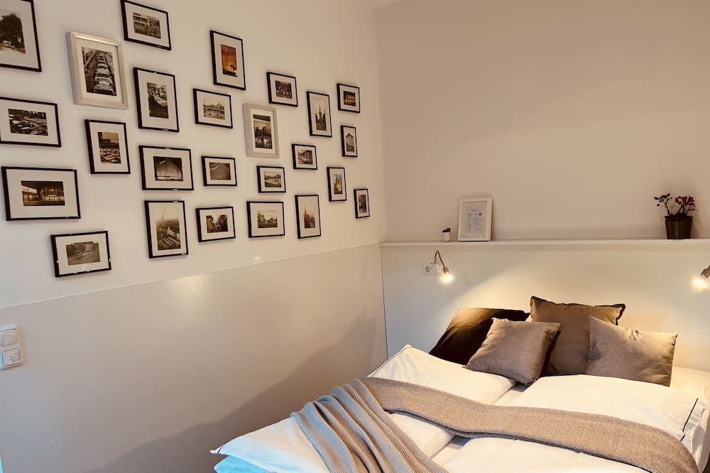 Charming rear building near the old town - أوسنابروك - غرفة نوم