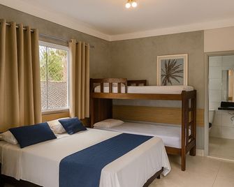 Marmeu Enseada com Hidro Aquecida Privativa - Guarujá - Bedroom