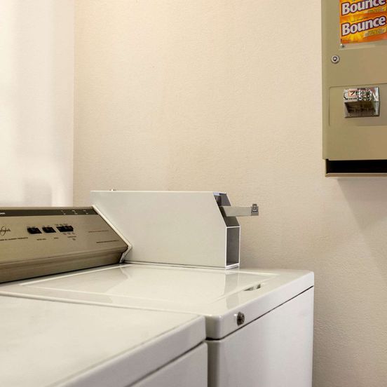 Laundry facility view of Super 8 by Wyndham Peoria East