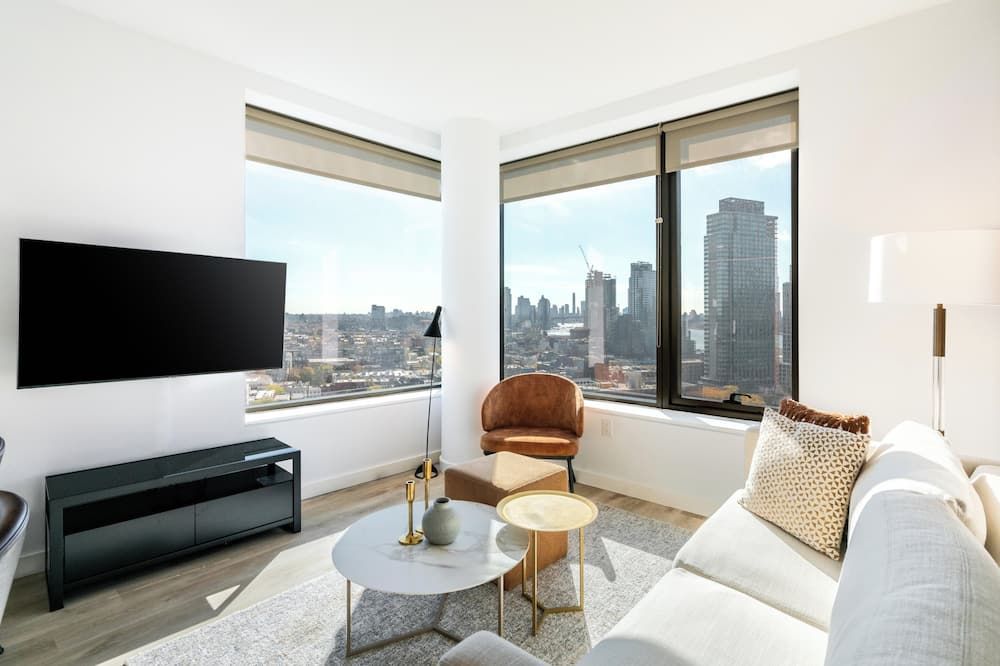 Incredible One-Bedroom in Greenpoint - بروكلين - غرفة معيشة
