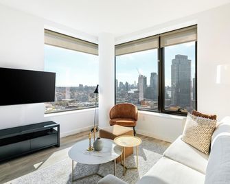Incredible One-Bedroom in Greenpoint - بروكلين - غرفة معيشة