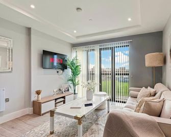 Stunning Apartment • City Centre • Free Parking • Self-Check-In • Fast Wifi - Leicester - Soggiorno