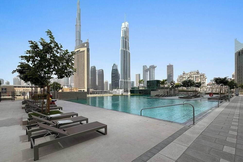 Vogue | Downtown with Direct Access to Dubai Mall - Madinat Zayed - Piscina