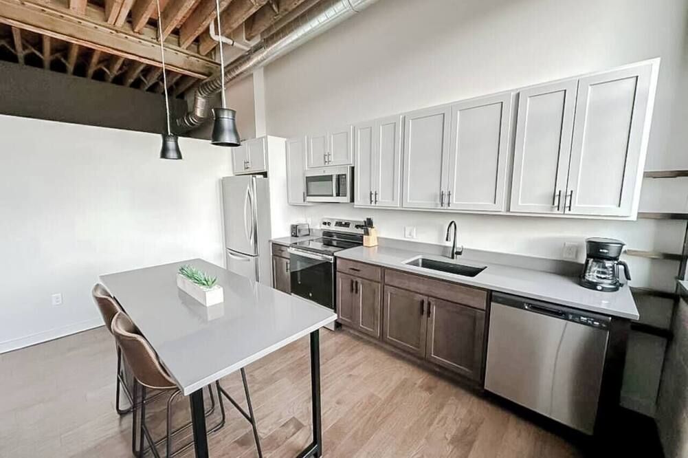 Sleepover | Stylish 1bd/1ba Loft - Newton - Newton - Küche