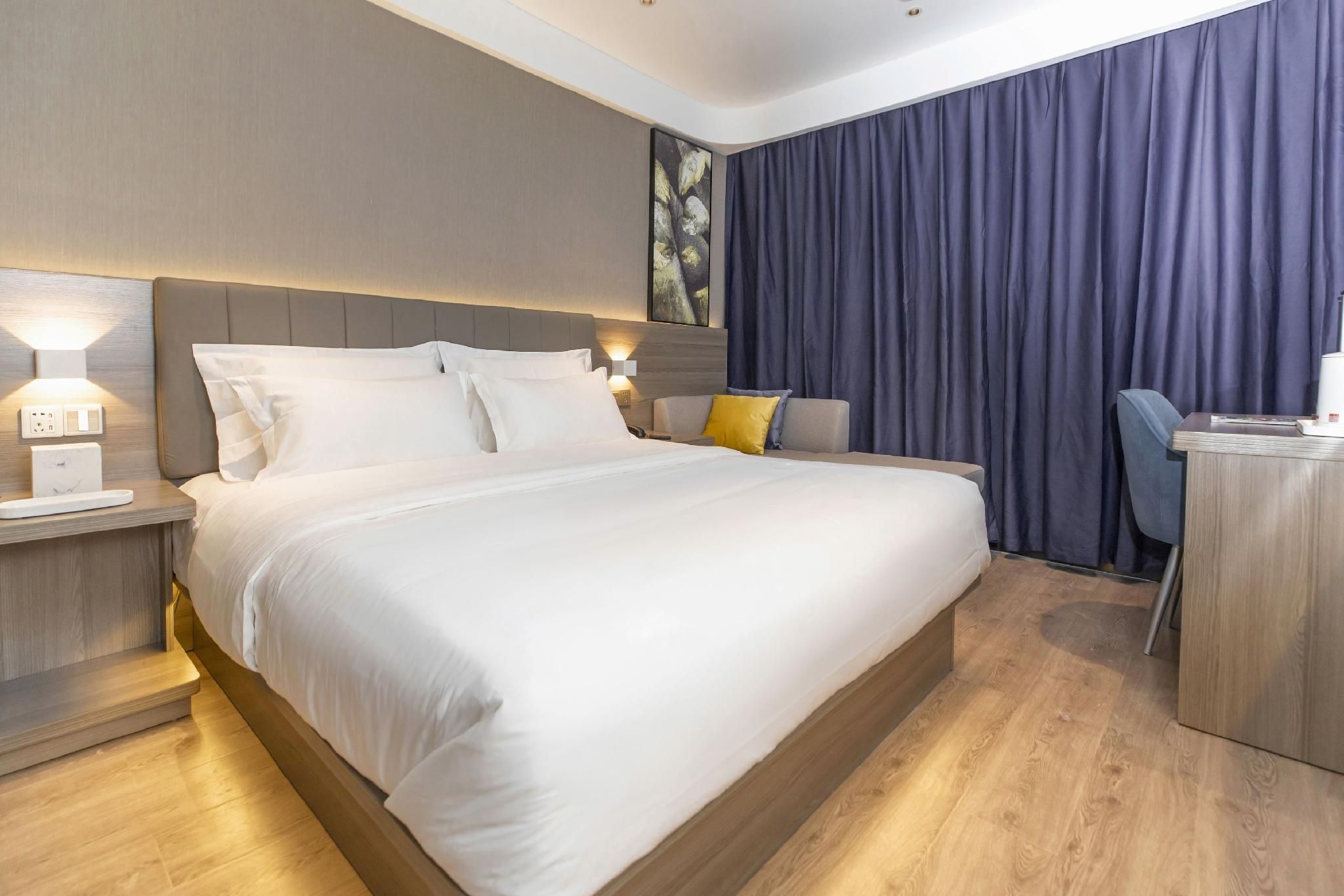 7 Days Premium (Zibo Zichuan Hongtai) - Zibo - Schlafzimmer