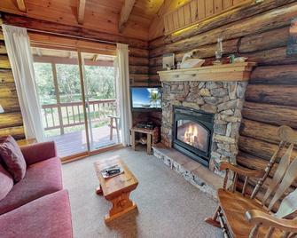 Rough Cut Lodge - Maple Cabin - Gaines - Living room