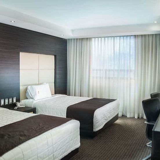 Bedroom view of Hotel Astor