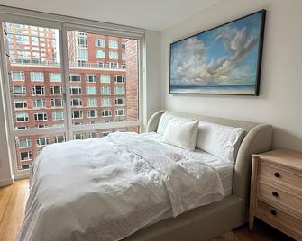 Luxury 1 bedroom in safest zip code in NYC! Tribeca/NBPC - New York - Camera da letto