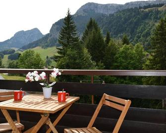 Apartment Le Grand-Bornand, Studio Flat, 4 Persons - Le Grand-Bornand - Balcony