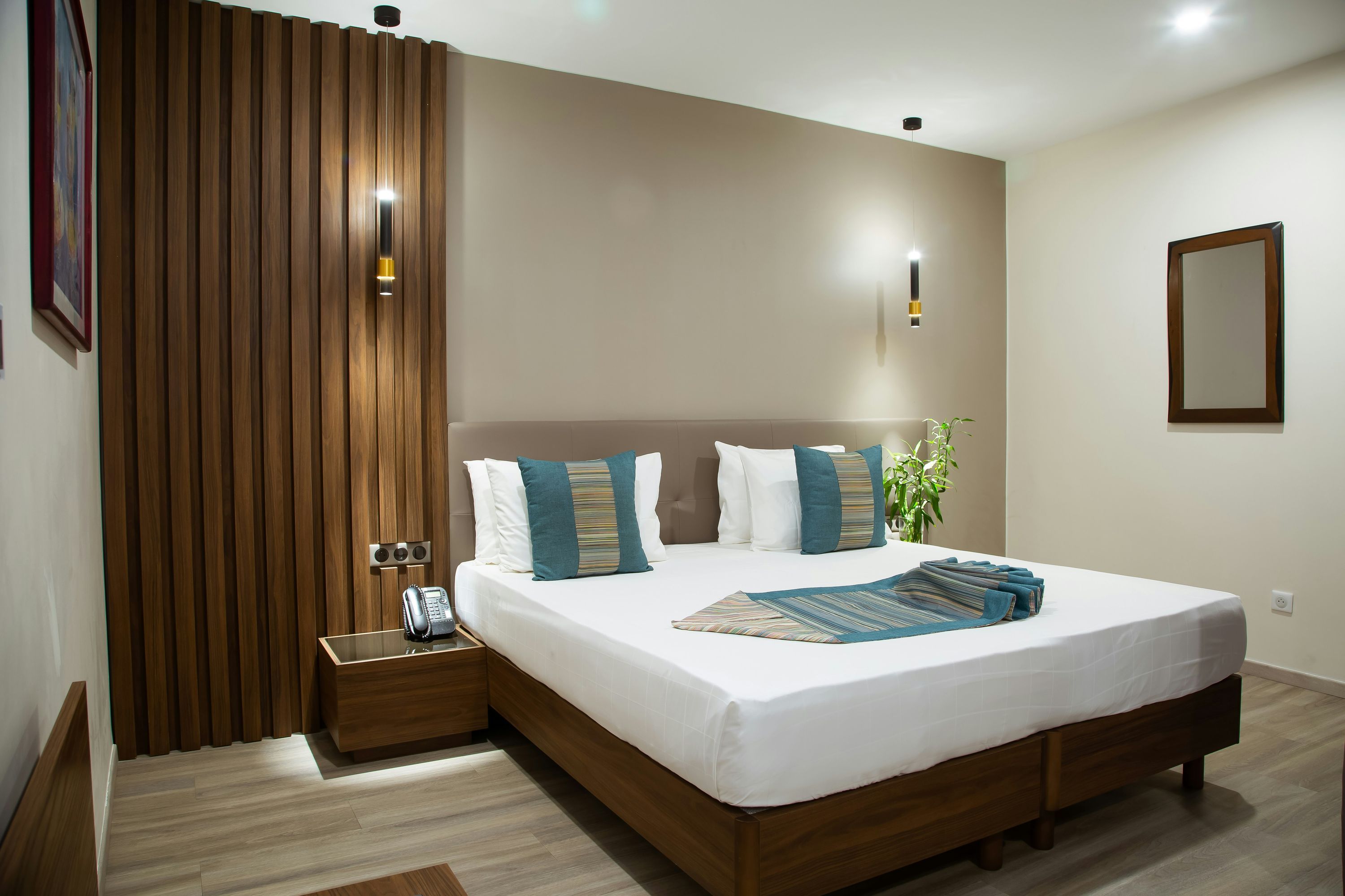 Le Ndiambour Hôtel et Résidence - דקר - חדר שינה