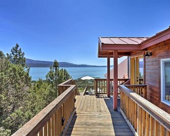 Scenic Susanville Cabin with Deck on Eagle Lake - Susanville - Balkón