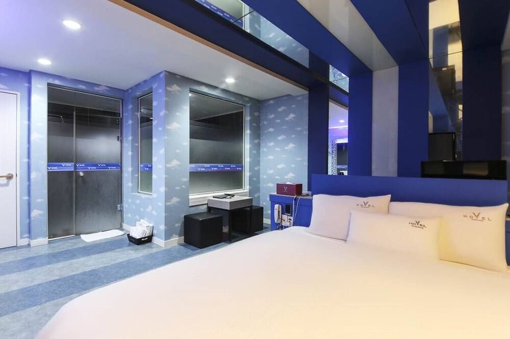 Songjeong V Hotel - פוסן - חדר שינה