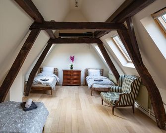 Hofmarkgraaf - Unique Apartment In Historic Antwerp Mansion - Antwerpen - Soverom