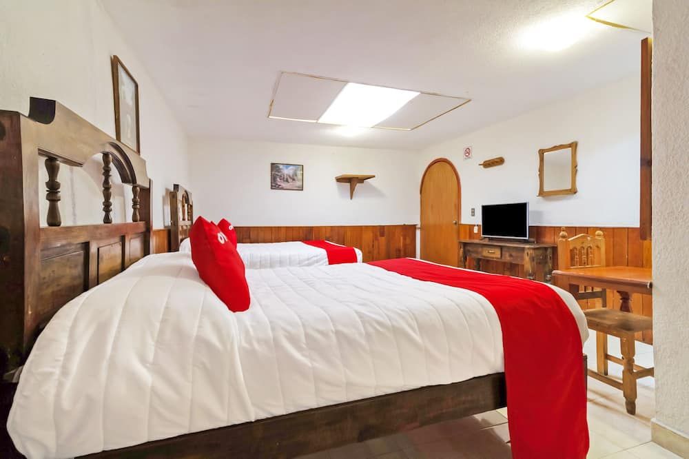 Capital O OYO Hotel Las Nubes Mercado de Dulces y Artesanias Ambar, San Cristobal De Las Casas - סן קריסטובל דה לס קאסאס - חדר שינה