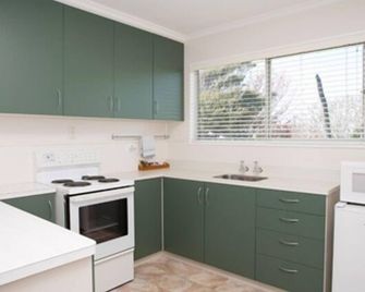 Amber Court Motel - Nueva Plymouth - Cocina