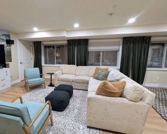 Cozy 3BR private basement unit by SF River trail in Spanish Fork - Spanish Fork - Sala de estar