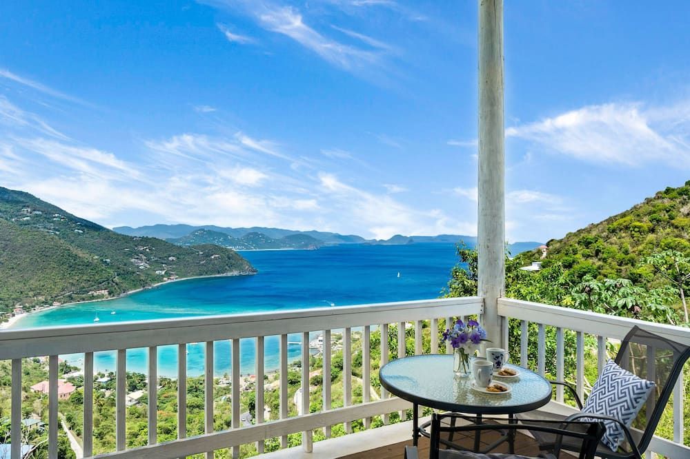 Makere Cottage - Spacious 1 Bed Villa, 20' Pool, Stunning Views, 5 Mins To Beach - Road Town - Balcony