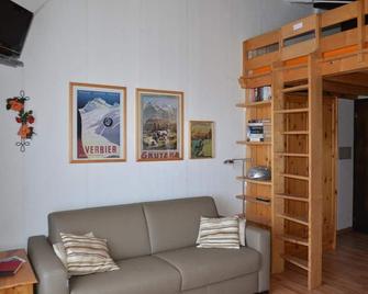 Nice studio for rent in les Collons - Vex - Sala de estar