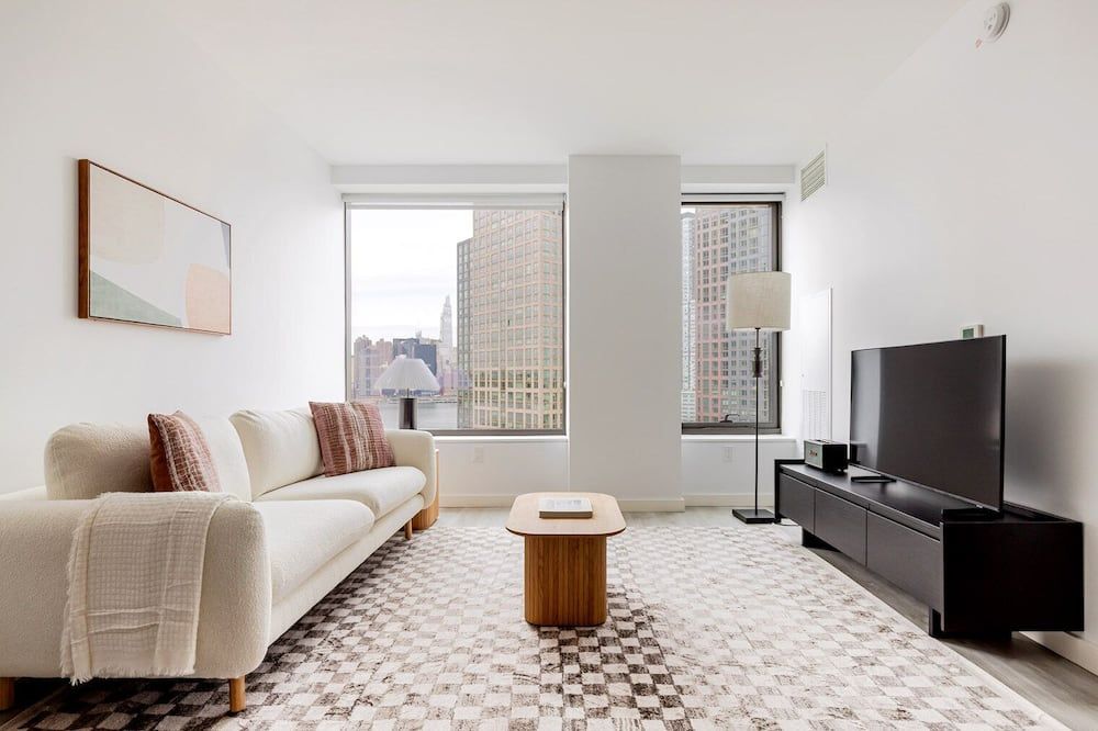Blueground Greenpoint pool wd nr park NYC-1813 - New York - Living room