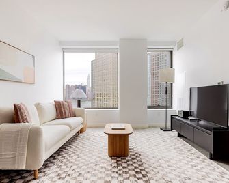Blueground Greenpoint pool wd nr park NYC-1813 - New York - Living room