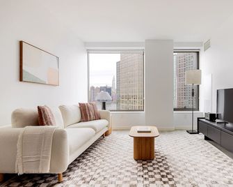 Blueground Greenpoint pool wd nr park NYC-1813 - New York - Living room