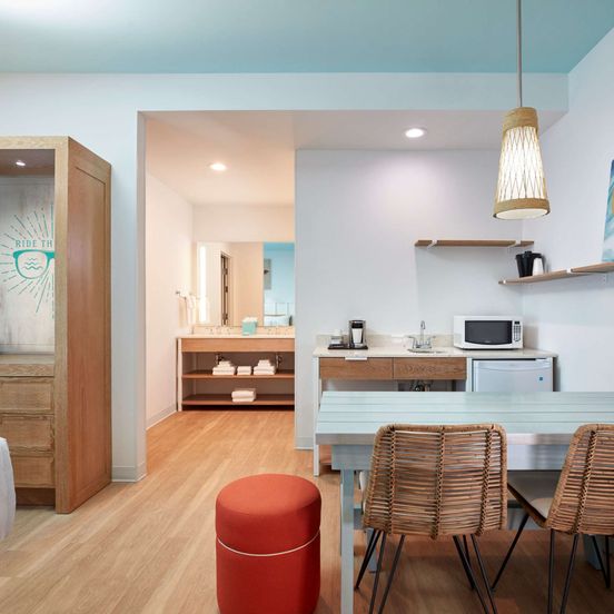 Kitchen view of Universal's Endless Summer Resort - Surfside Inn and Suites