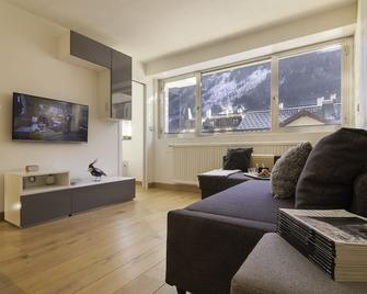 Appartement Le Concordia 4 Happy Rentals - شامونيكس-مون-بلان - غرفة معيشة