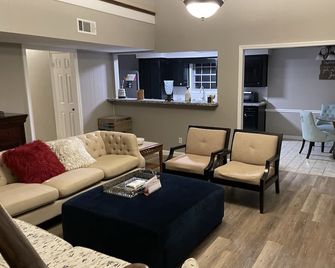 Modern Living Space Perfect for Group Ga - Orange - Living room