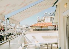 Best House, Rooftop Aprtm., Marina Zeas Piraeus - Piraeus - Balkon