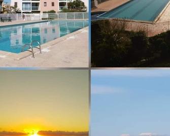 Charming studio located 3/4h from Spain - Le Barcarès - Piscina
