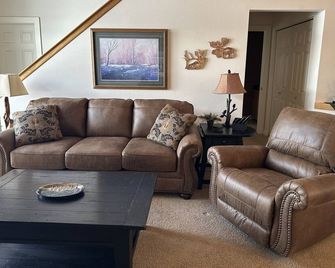 Chalet w garage - Big Sky - Salon