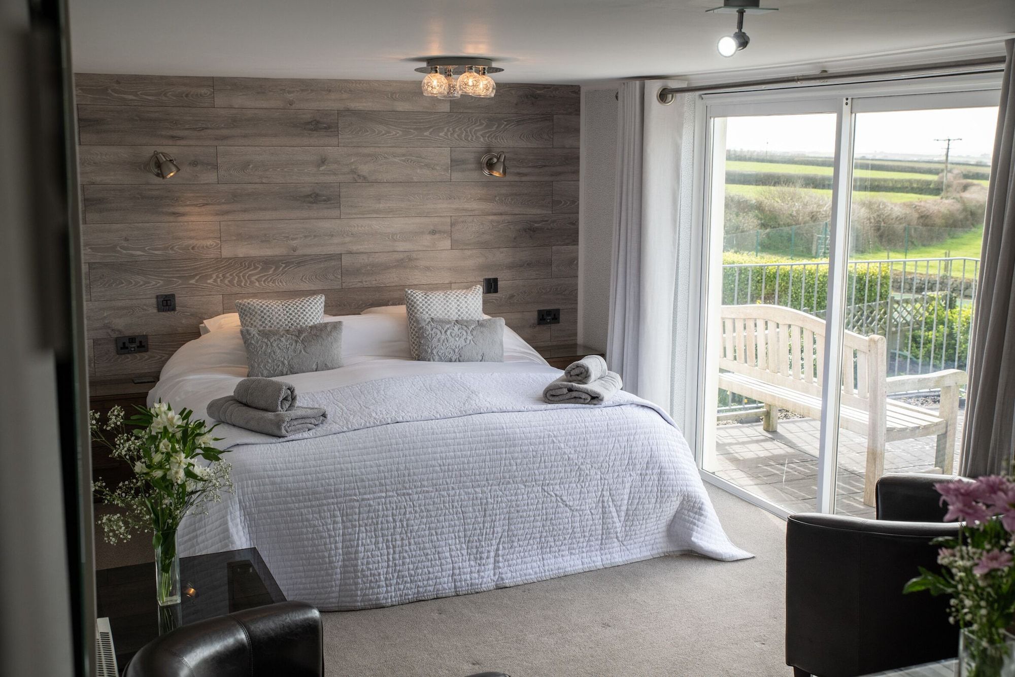 Tregaddra Farm B&B - Helston - Ložnice