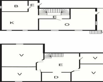 6 person holiday home in Svelgen-By Traum - Florø - Floorplan