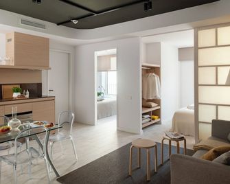 Eric Vökel Boutique Apartments - Hamburg Suites - Hamburk - Obývací pokoj