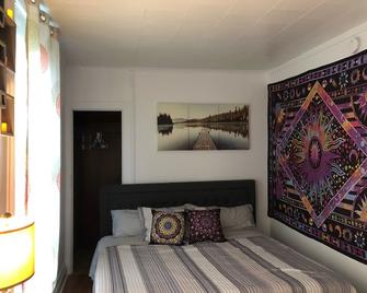 Modern-Bohemian quarters - King Bed-Washer/Dryer - Schenectady - Bedroom