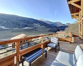 La Plagne Montalbert - Luxury chalet - brLe Chamois Noir - Aime-la-Plagne - Balcony