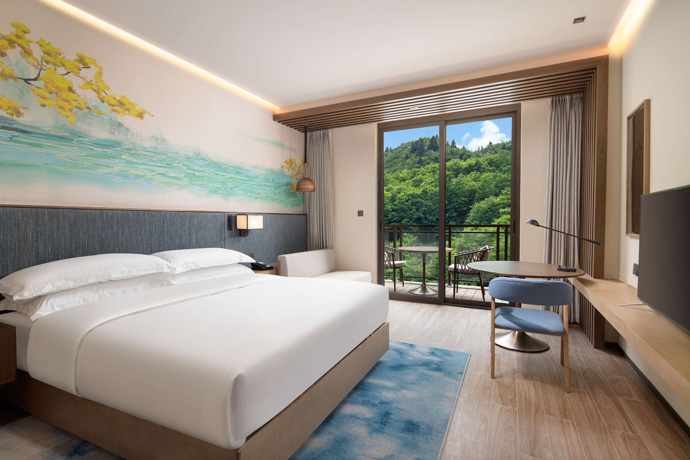 Hilton Garden Inn Jiuzhaigou - לונגנן - חדר שינה