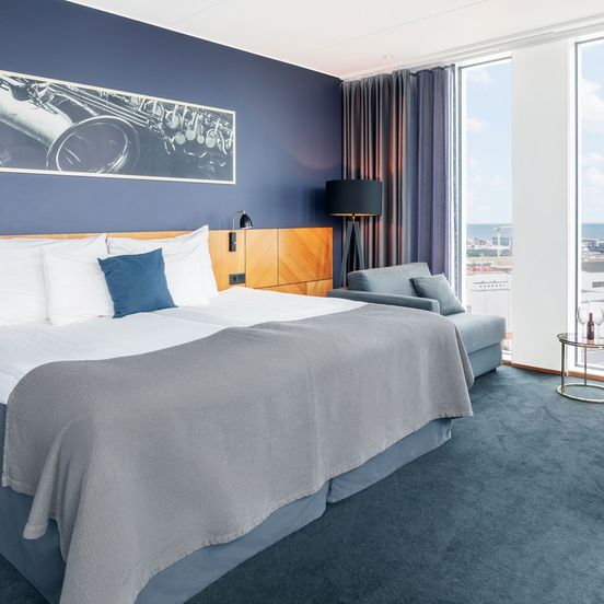 Bedroom view of Clarion Hotel Malmö Live