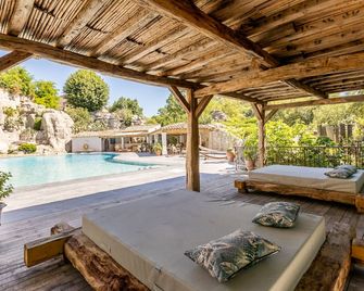 Gîte Rivière, private terrace I sleeps 4 I Domaine le C4 - Berrias-et-Casteljau - Piscine