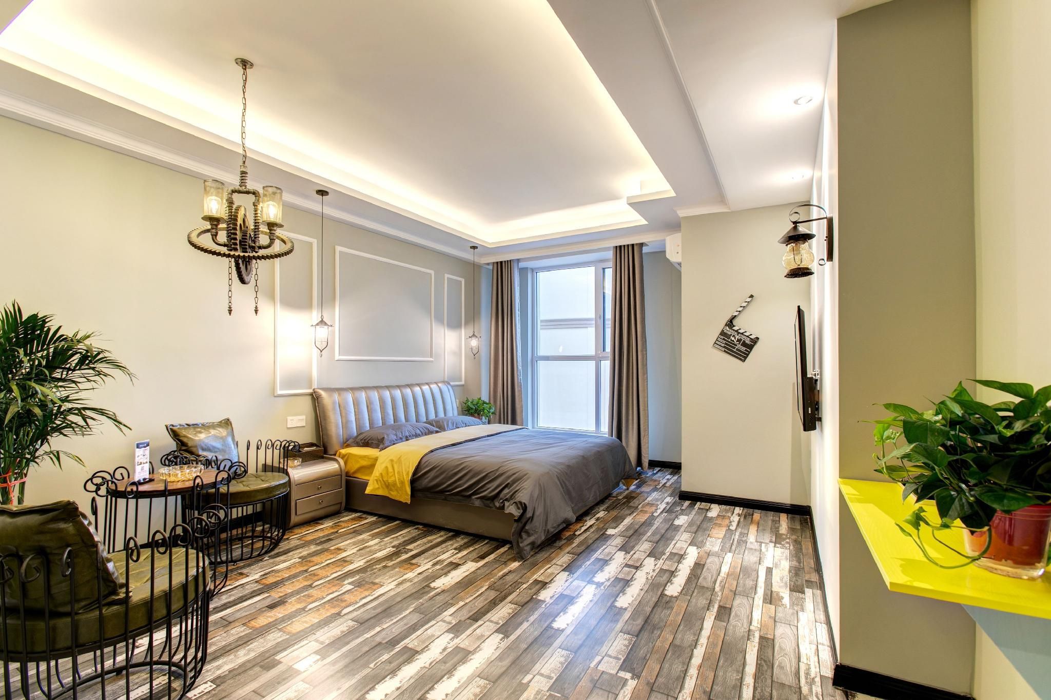 Hanmei apartment (Shanxi University store of Taiyuan South Railway Station) - Taiyuan - Schlafzimmer