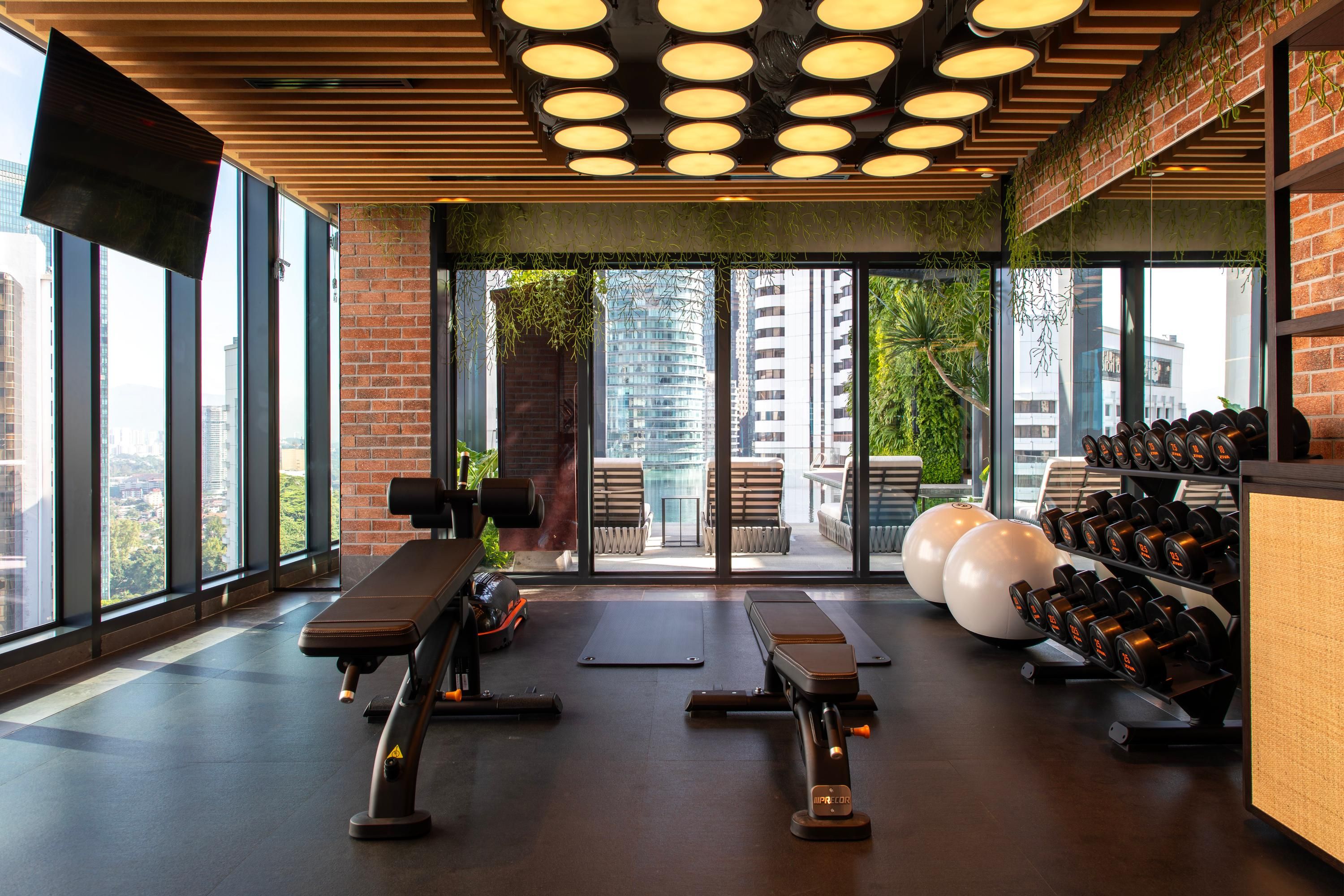 Gym view of Hotel Indigo Kuala Lumpur on the Park, an IHG Hotel