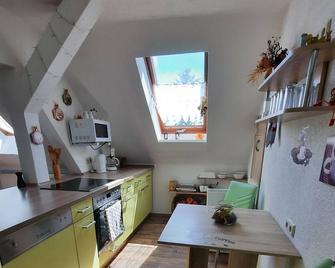beautiful top floor apartment with view of the Elbe meadows - Lutherstadt Wittenberg - Cuisine