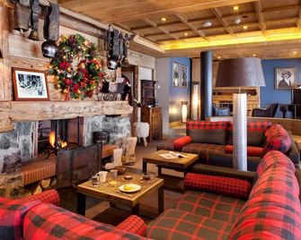 Chalet-Hôtel La Marmotte, La Tapiaz & Spa, The Originals Relais - Les Gets - Lounge