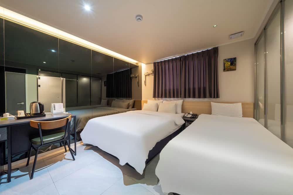 Mnlucky Hotel - סיאול - חדר שינה
