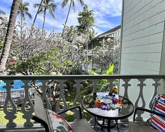 Deluxe Kona Studio 1 minute to Ocean! - Kailua-Kona - Balcony