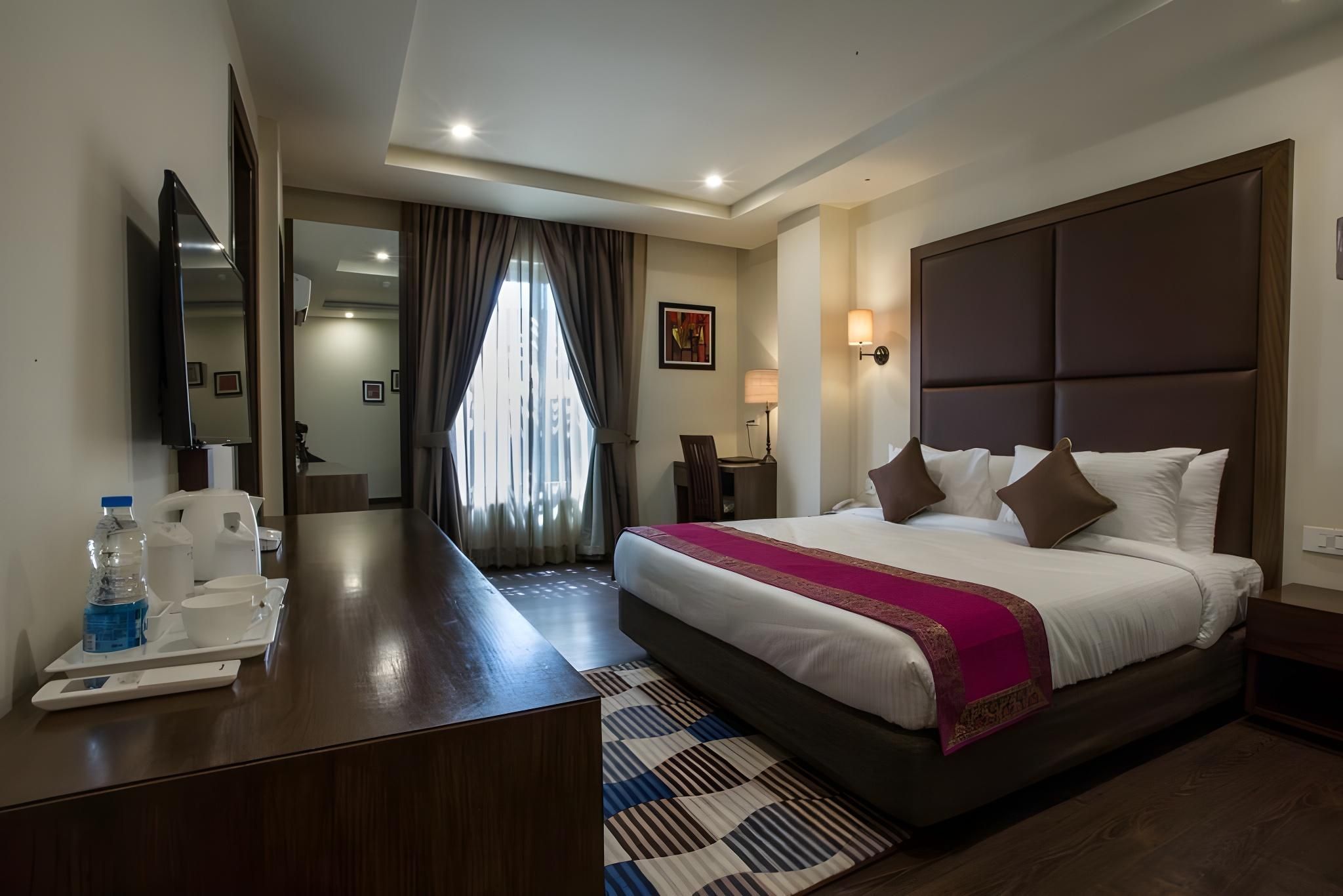 The Royal Court Hotel & Spa - Jalandhar - Спальня