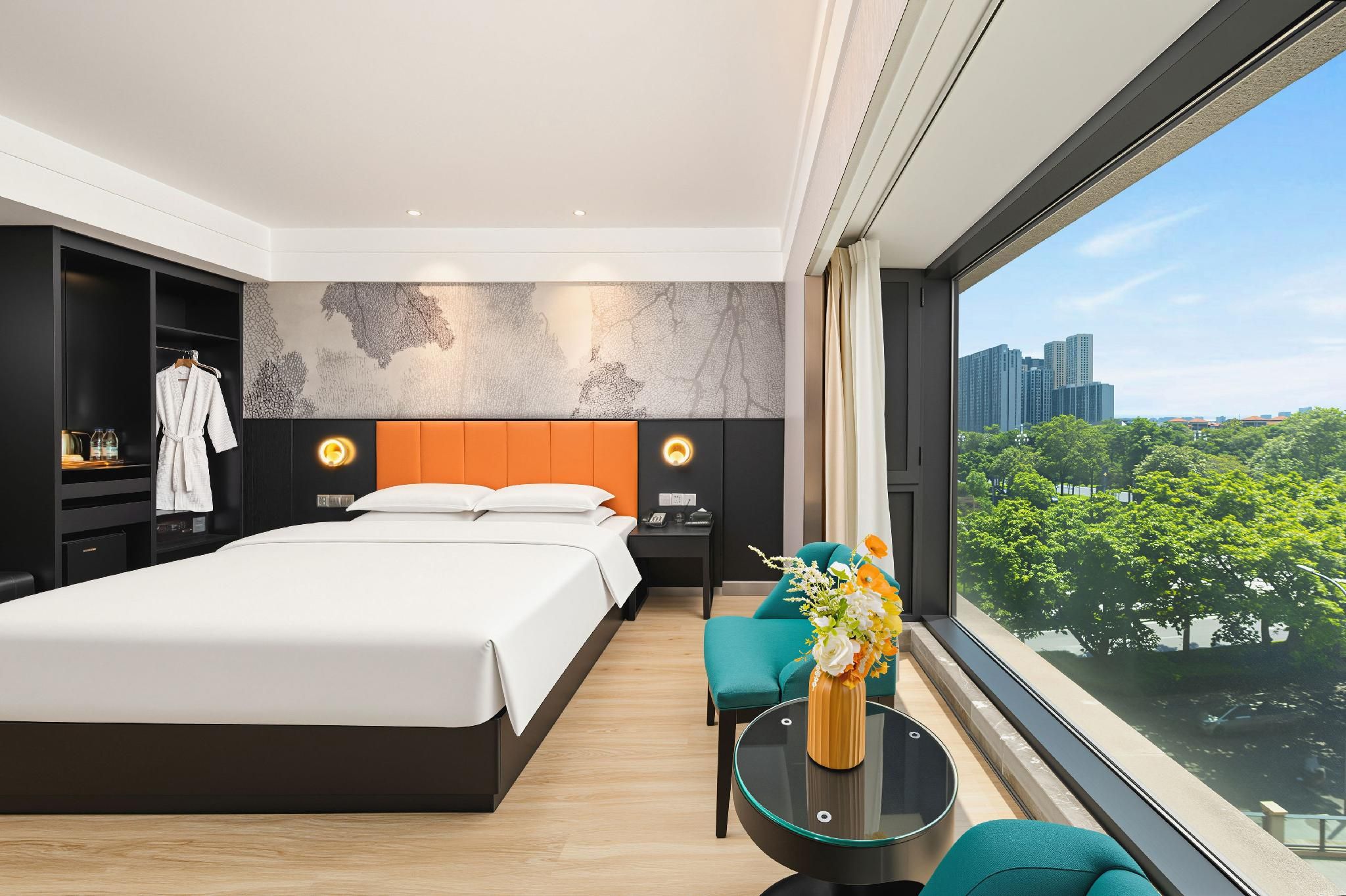 Nine Point International Hotel - تشنغدو - غرفة نوم