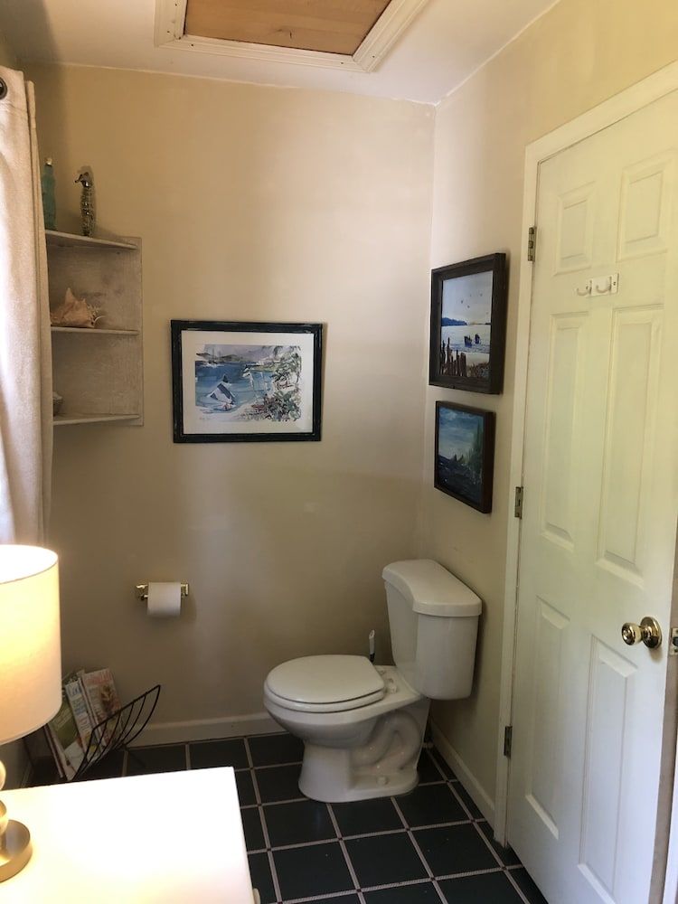 Bathroom view of Furnished Garage apt